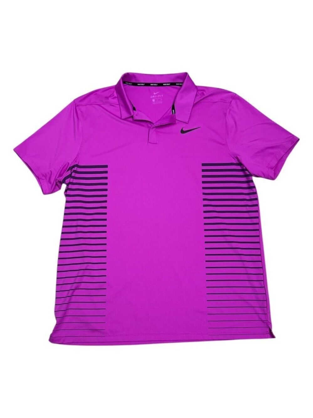 NIKE GOLF Dri-Fit Lightweight Breathable Pink Polo Tee Shirt Mens XL